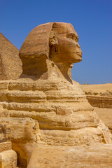 The great monument of Sphinx, Giza, Cairo, Egypt