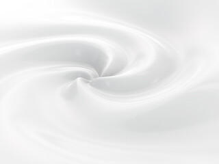 Fototapeta na wymiar Milk swirl background. 3d illustration
