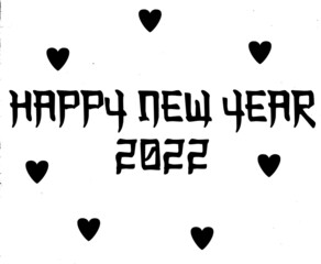 Vecktor happy new year 2022