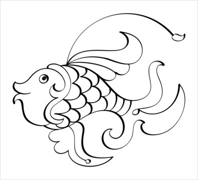 recommend clip art: Fish New Ink Style M_2111001