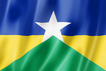 Rondonia state flag, Brazil