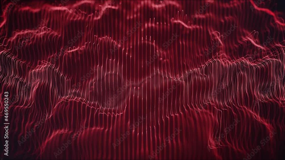 Poster abstract digital flowing lines technology fx background loop/ 4k animation of an abstract wallpaper 