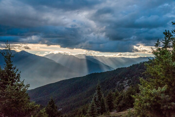 Alpine landscape in the Olympic National Park, Washington State