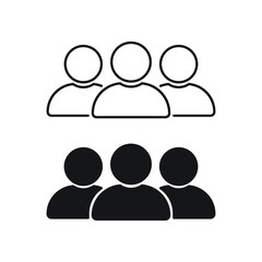 Group of people or group of users or friends