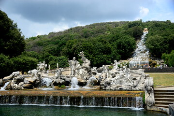 ITALY-CASERTA The Royal Palace of Caserta,constructed by the House of Bourbon-Two Sicilies as their main residence as kings of Naples.the largest palace erected in Europe during the 18th century 