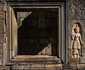 Angkor Thom stone carving