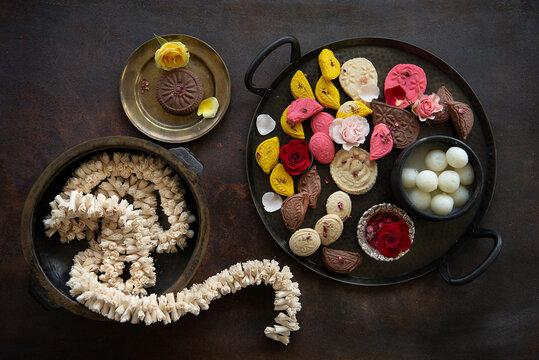 Bengali Sweets for a festival 