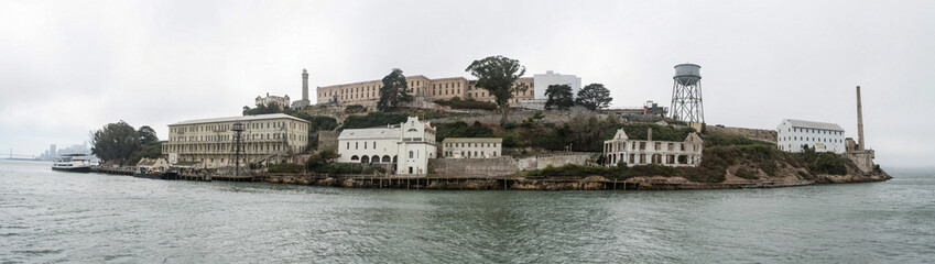 Obraz premium Famous Alcatraz prison in San Francisco