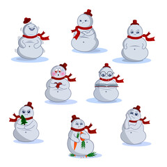 snowman stickers