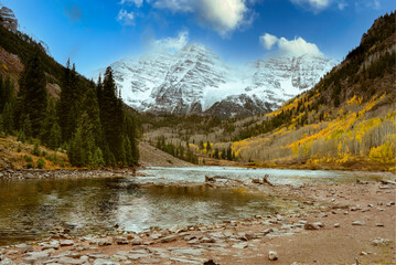 mountain river in the mountains
