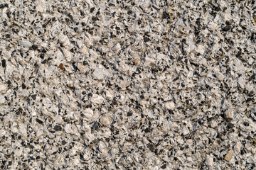 Terrazzo texture backgound. Old grunge marbled stone floor in white, grey, black color.