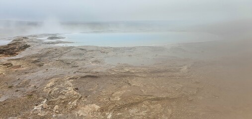 Fondo natural Islandia, geiser