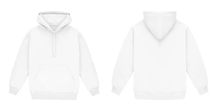 Blank cheap white hoodie
