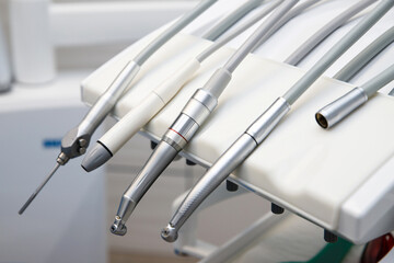 dental instruments in the dentist office