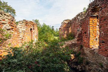 Ruins of Burchard Minich's water mill. Manor of Gostilitsa. The village of Gostilitsy. Lomonosov district. Leningrad region. Russia