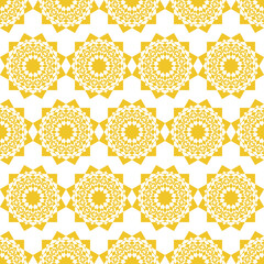 Fototapeta premium seamless shapes pattern with golden color
