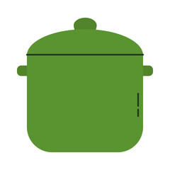 green cooking pot