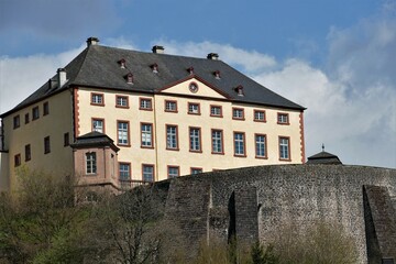 Fototapeta na wymiar Schloss Malberg in der Südeifel