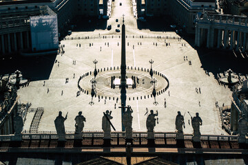 place of the vatican plaza from above