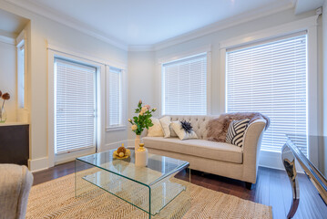 Interior design of a luxury living room