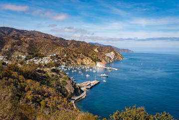 Fototapeta na wymiar Avalon in Catalina Island California