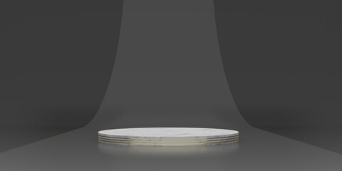 minimalist concept circle stage Simple Circle Pallet Dark ZEN Concept Stage Abstract Base Background 3d Illustration