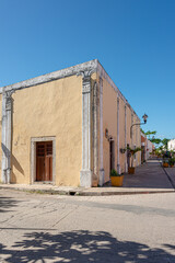 Friars avenue in Valladolid magic town, Yucatan, Mexico