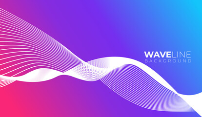 Abstract lines background. waves shape