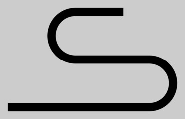 Cord vector illustration. An isolated flat icon illustration of cord with nobody.