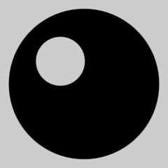 Fototapeta na wymiar Ball vector illustration. An isolated flat icon illustration of ball with nobody.