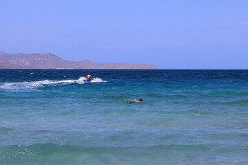 La Paz beach in Mexico