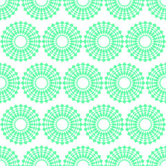 Seamless circle pattern with blue color