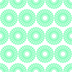 Seamless circle pattern with blue color