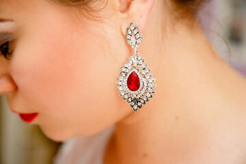 Beautiful and romantic wedding, groom and bride! Family and Marriage. Creation of a family, marriage! Engagement ring