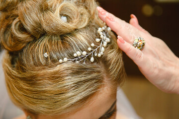 Beautiful and romantic wedding, groom and bride! Family and Braque.