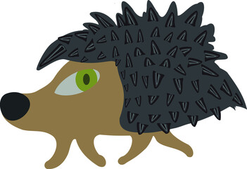 Cartoon hedgehog © Ekaterina
