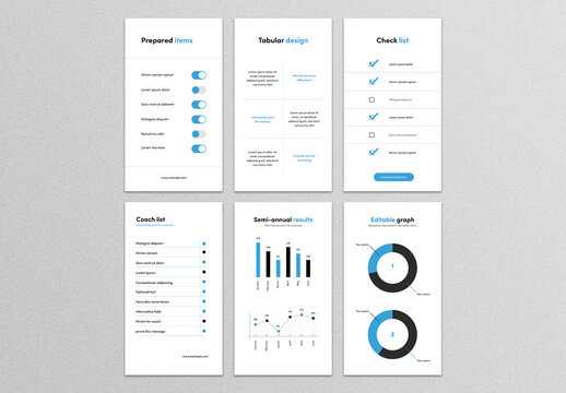 Clean Business Story Layouts for Social Media Coach