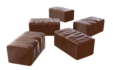 Chocolate bar. 3d illustration