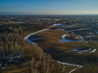 countryside, fields and forests