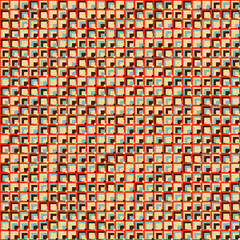 Fototapeta premium Abstract Geometric Pattern generative computational art illustration