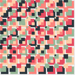 Abstract Geometric Pattern generative computational art illustration
