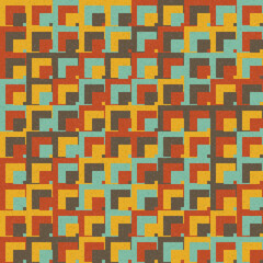 Abstract Geometric Pattern generative computational art illustration