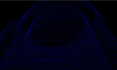 abstract architecture digital drawing