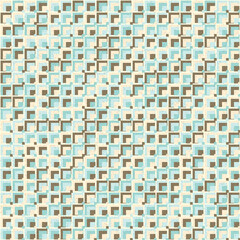 Fototapeta premium Abstract Geometric Pattern generative computational art illustration