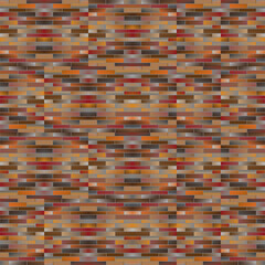 Fragment of a blank brick wall of a building. Seamless background
