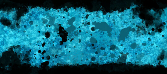 SPLATTER DARK BLUE AND BLACK BACKGROUND, ABSTRACT PAINTING TEXTURE
