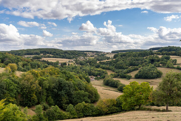 Obraz premium Landscape of the Morvan, Autun, France