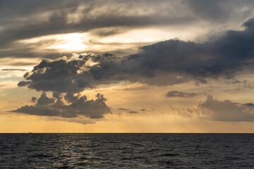 Sunset over the Baltic Sea, Rerik, Germany
