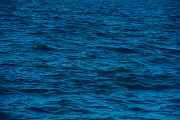 blue deep ocean waves