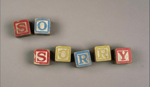 So Sorry - stop animation